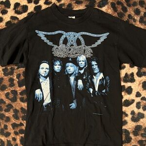 Black Aerosmith Graphic T-Shirt 90s